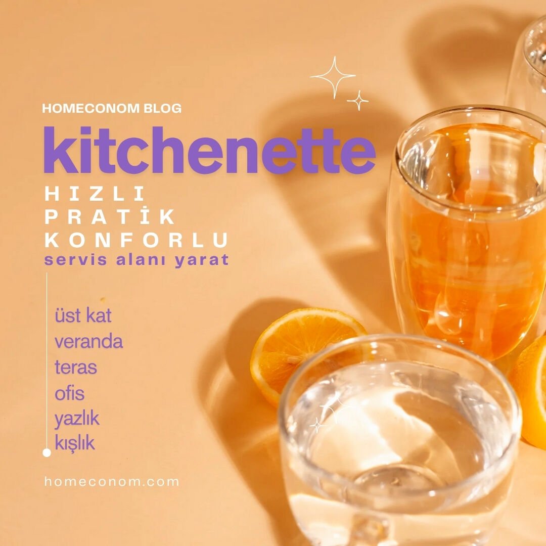 Kitchenette Mini Mutfak Dolabı ile Pratik Çözümler Yaratmak