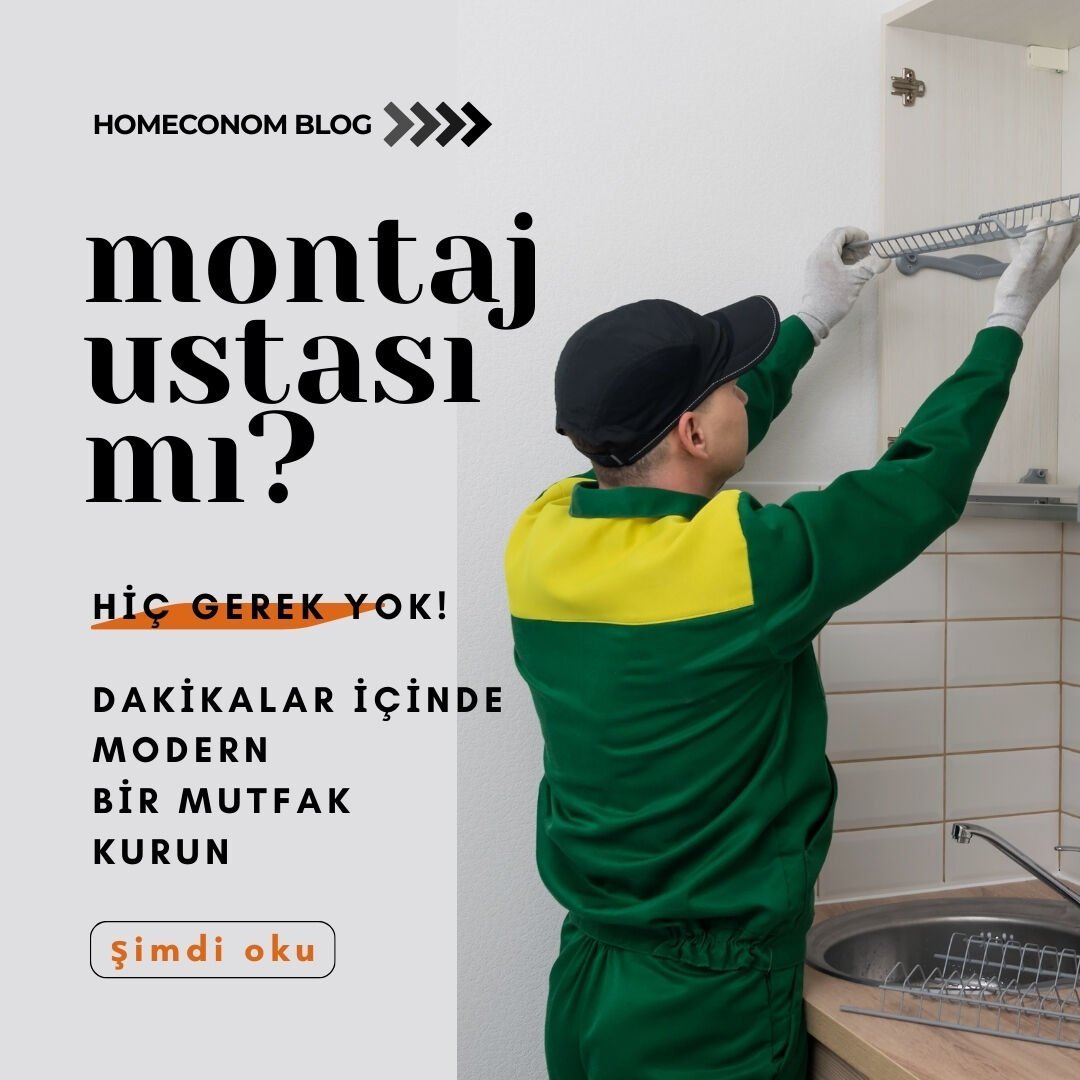 Hazır Mutfak Dolabı ile Ustaya Gerek Kalmadan Modern Bir Mutfak Kurun