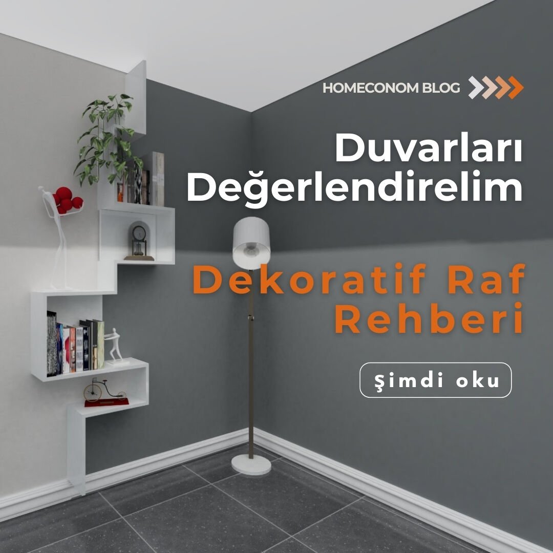 Duvarları Değerlendirmenin En Şık Yolu Olan Dekoratif Raf Rehberi