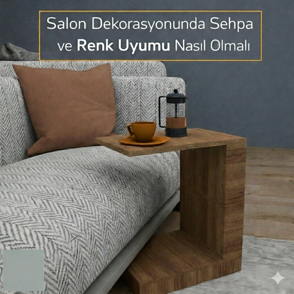 Salon Dekorasyonunda Sehpa ve Renk Uyumu Nasıl Olmalı