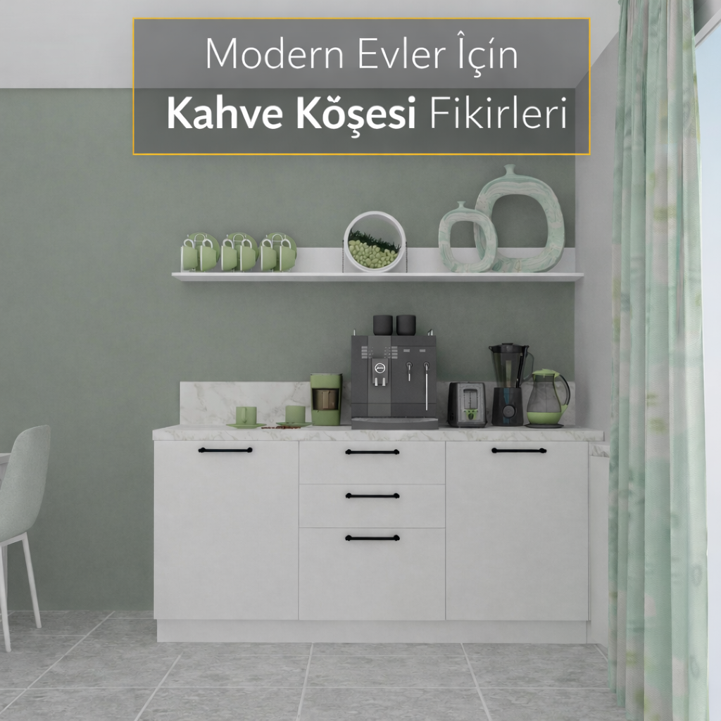 Modern Evler İçin Kahve Köşesi Fikirleri