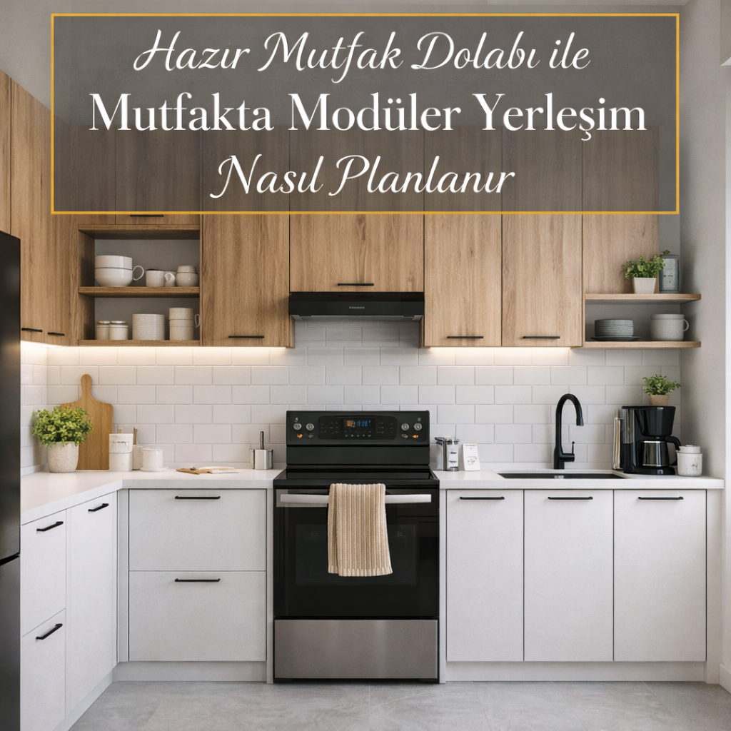 Hazır Mutfak Dolabı ile Mutfakta Modüler Yerleşim Nasıl Planlanır
