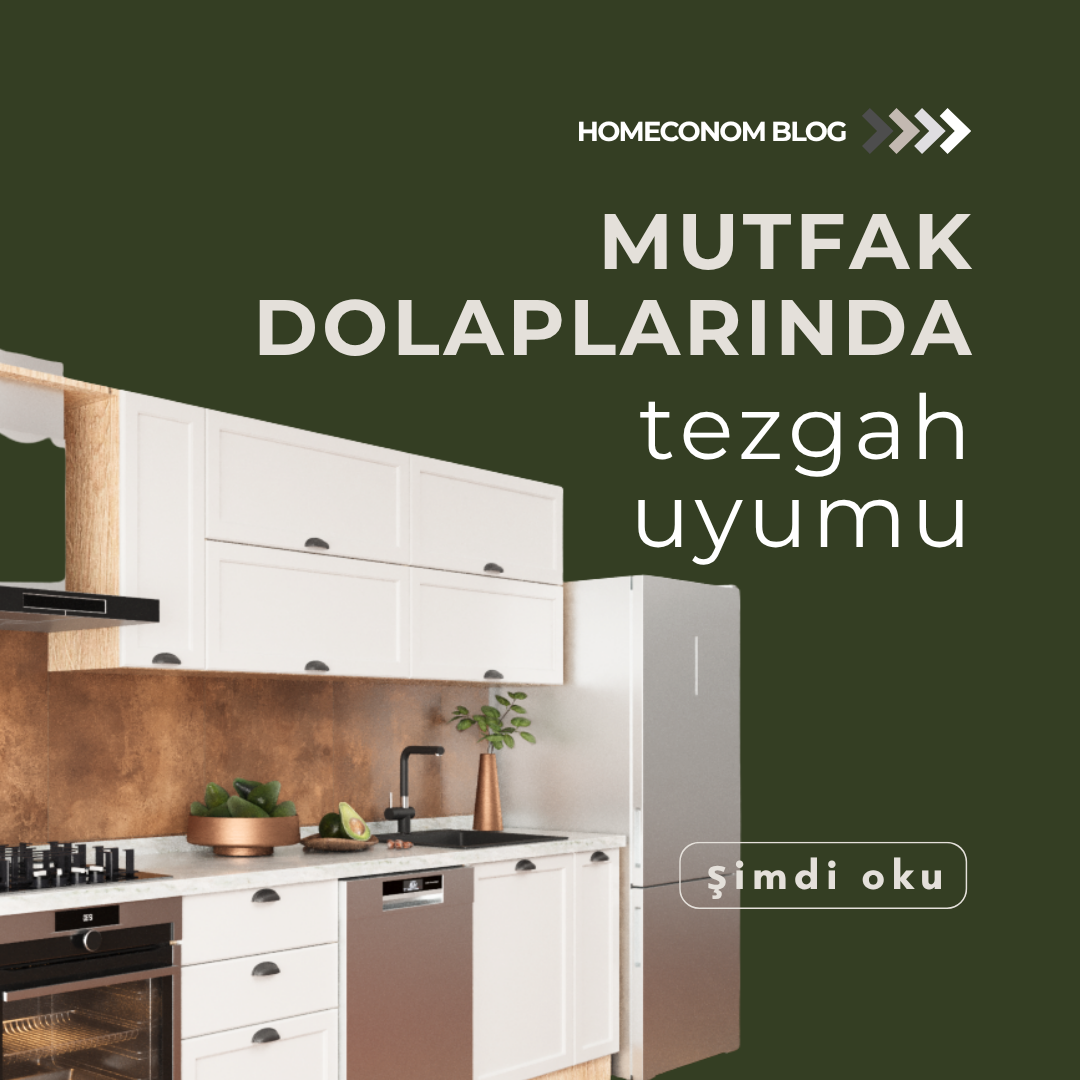 Hazır Mutfak Dolabı Seçerken Tezgah Uyumu Nasıl Olmalı