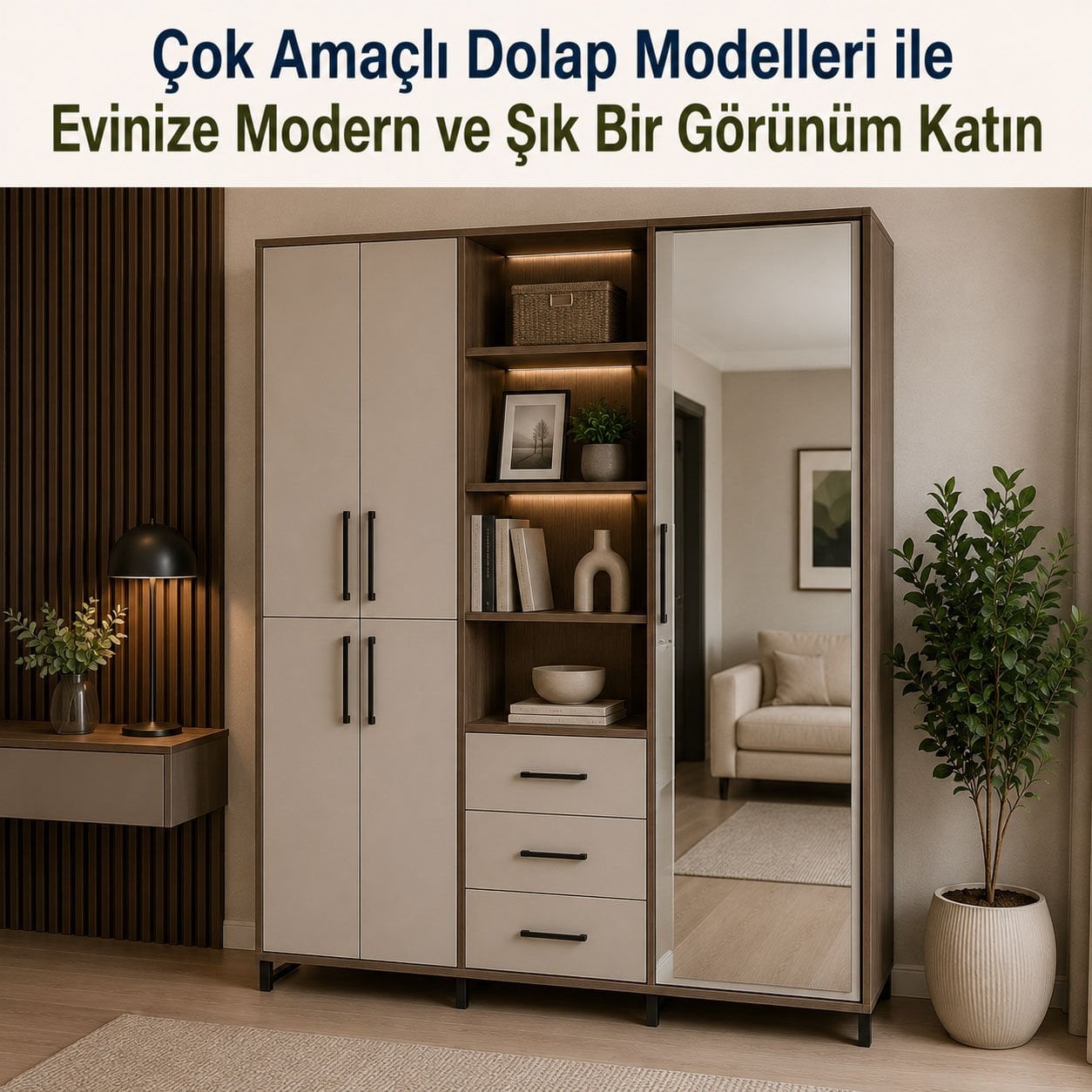 Çok Amaçlı Dolap Modelleri ile Evinize Modern ve Şık Bir Görünüm Katın