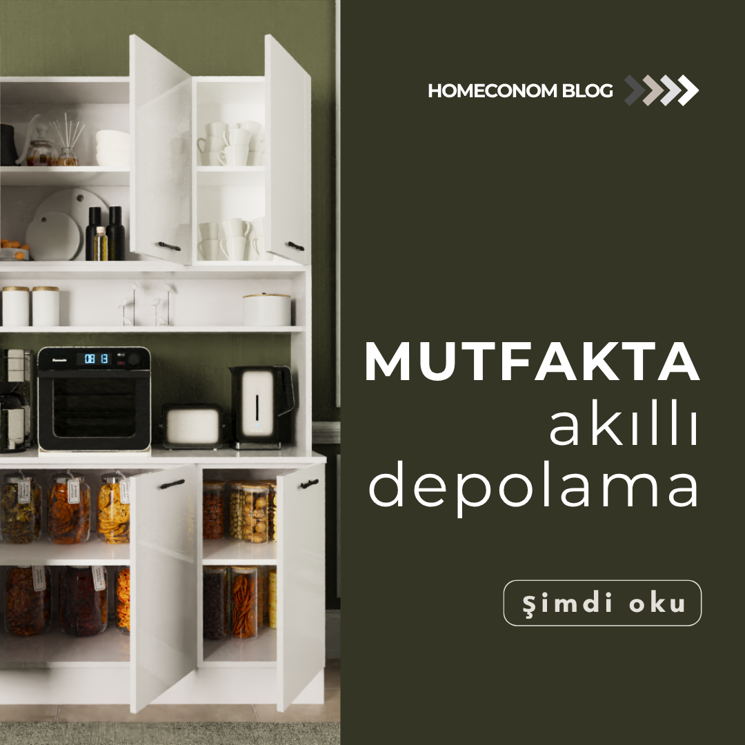 Mutfakta Dağınıklığı Azaltan Çok Amaçlı Mutfak Dolapları ile Akıllı Depolama Nasıl Kurulur