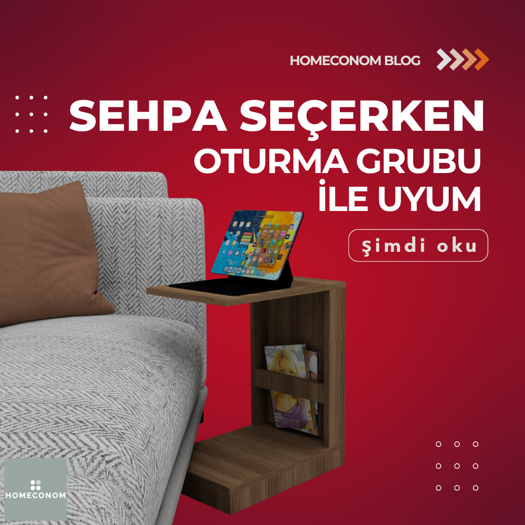 Orta Sehpa Seçerken Oturma Grubu ile Ölçü ve Mesafe Uyumu Nasıl Planlanmalı