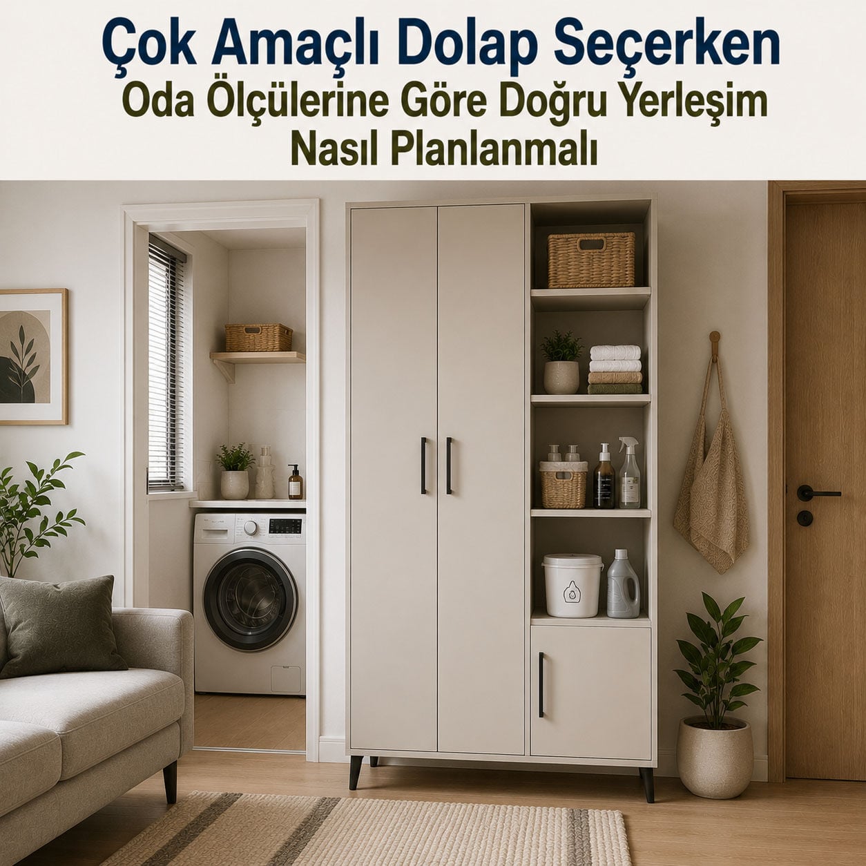 Çok Amaçlı Dolap Seçerken Oda Ölçülerine Göre Doğru Yerleşim Nasıl Planlanmalı
