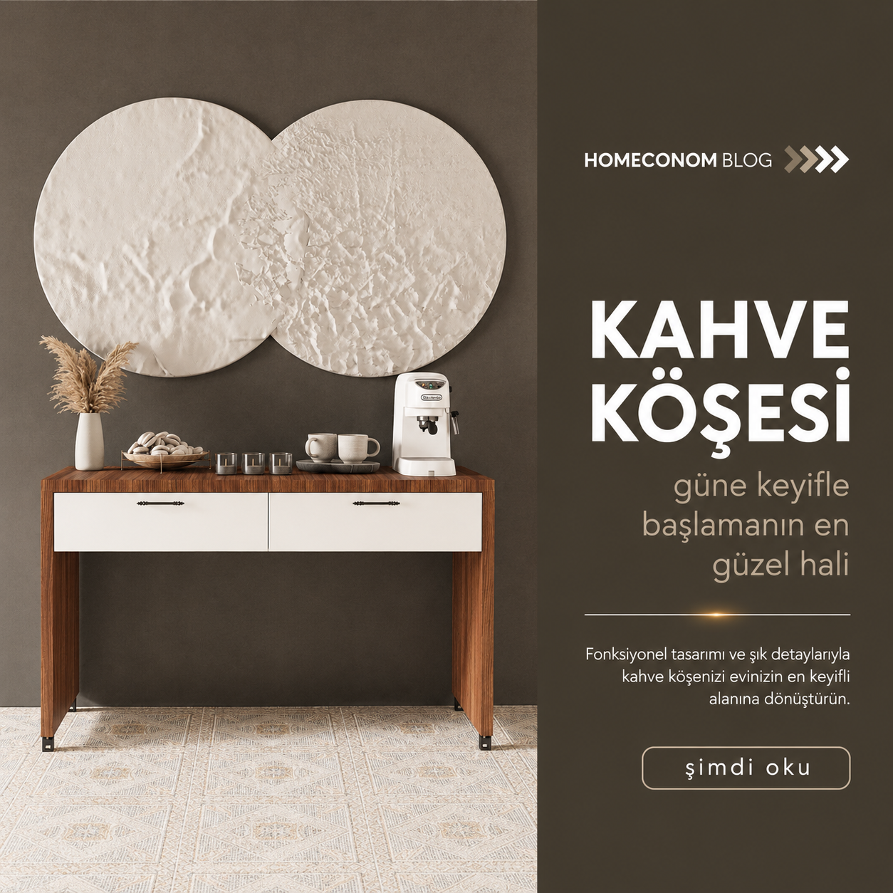 Kahve Ünitesi Üzerinde Kahve Makinesi ve Ekipman Düzeni Nasıl Kurulur