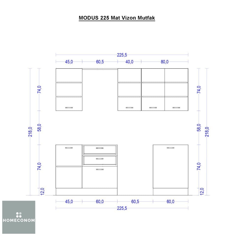 MODUS 225 Mat Vizon Mutfak