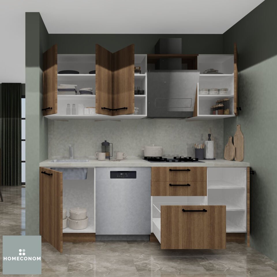 SARDES 225 Mat Ceviz Mutfak