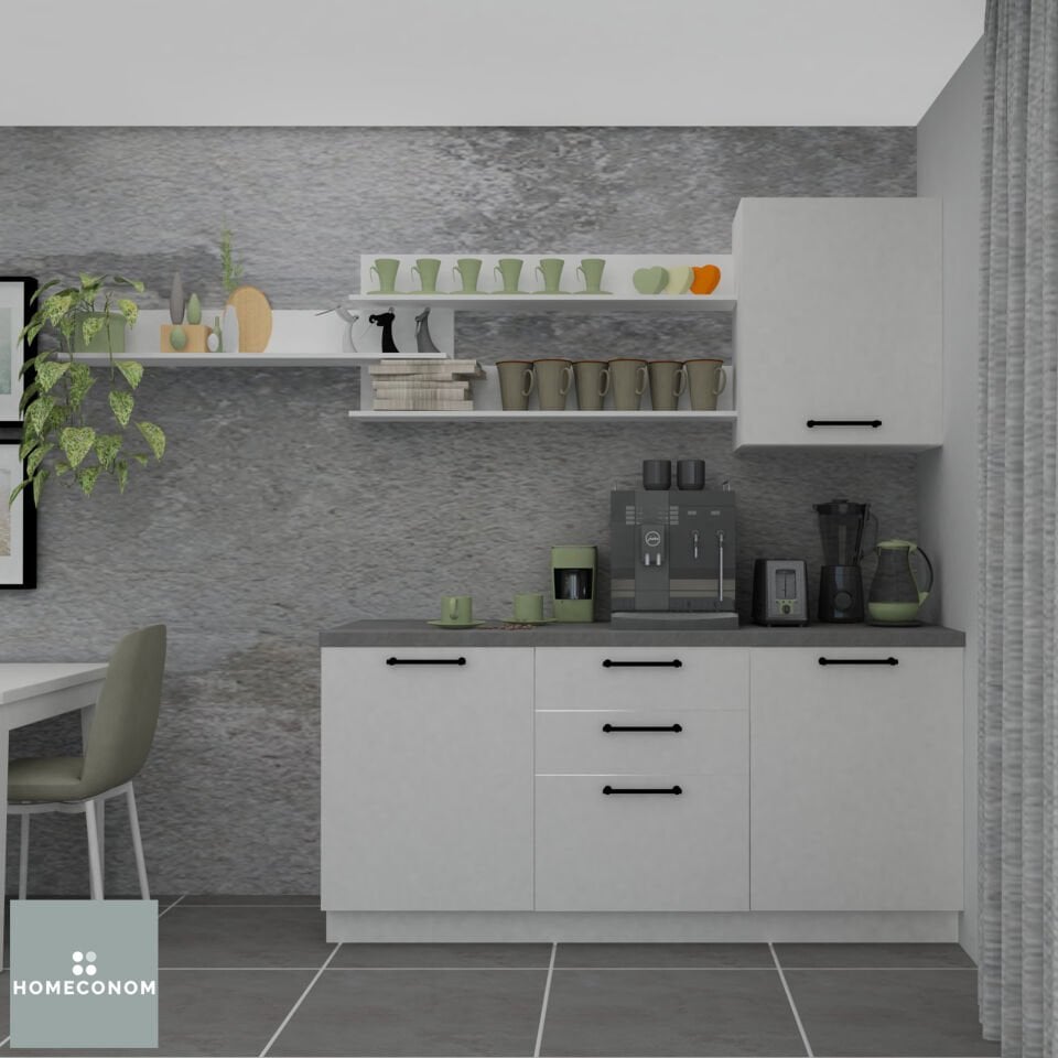 Timeos Active 180 cm Parlak Beyaz MDF Lam Çok Amaçlı Dolap