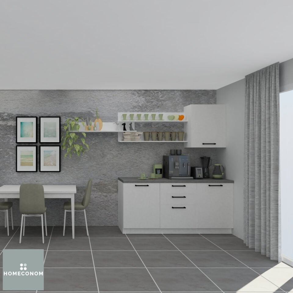TIMEOS ACTIVE 180 MDFlam Parlak Beyaz Çok Amaçlı Ünite