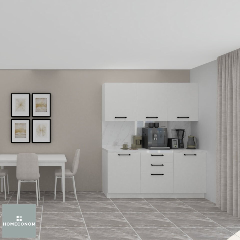 TIMEOS EXTRA 180 Parlak Beyaz Çok Amaçlı Dolap