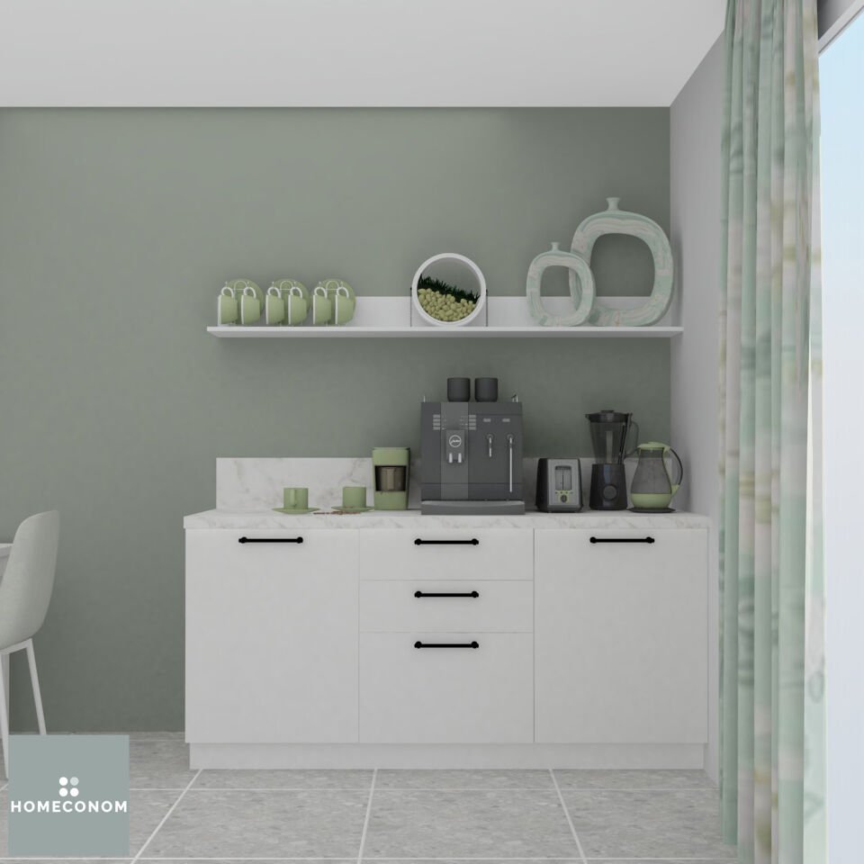 Timeos Minima 180 cm Parlak Beyaz MDF Lam Çok Amaçlı Dolap