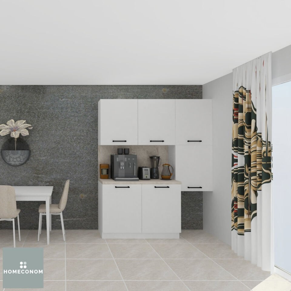 TIMEOS MAXIMA 180 MDFlam Parlak Beyaz Çok Amaçlı Ünite