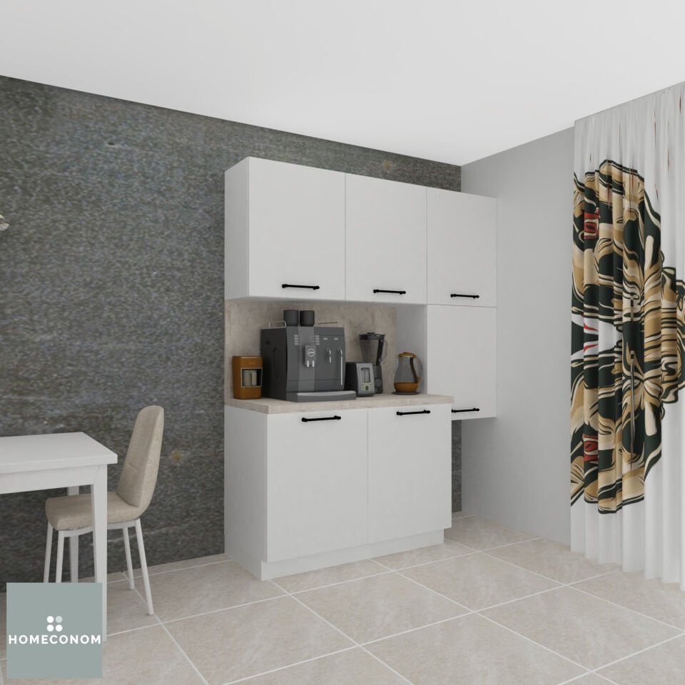 TIMEOS MAXIMA 180 MDFlam Parlak Beyaz Çok Amaçlı Ünite