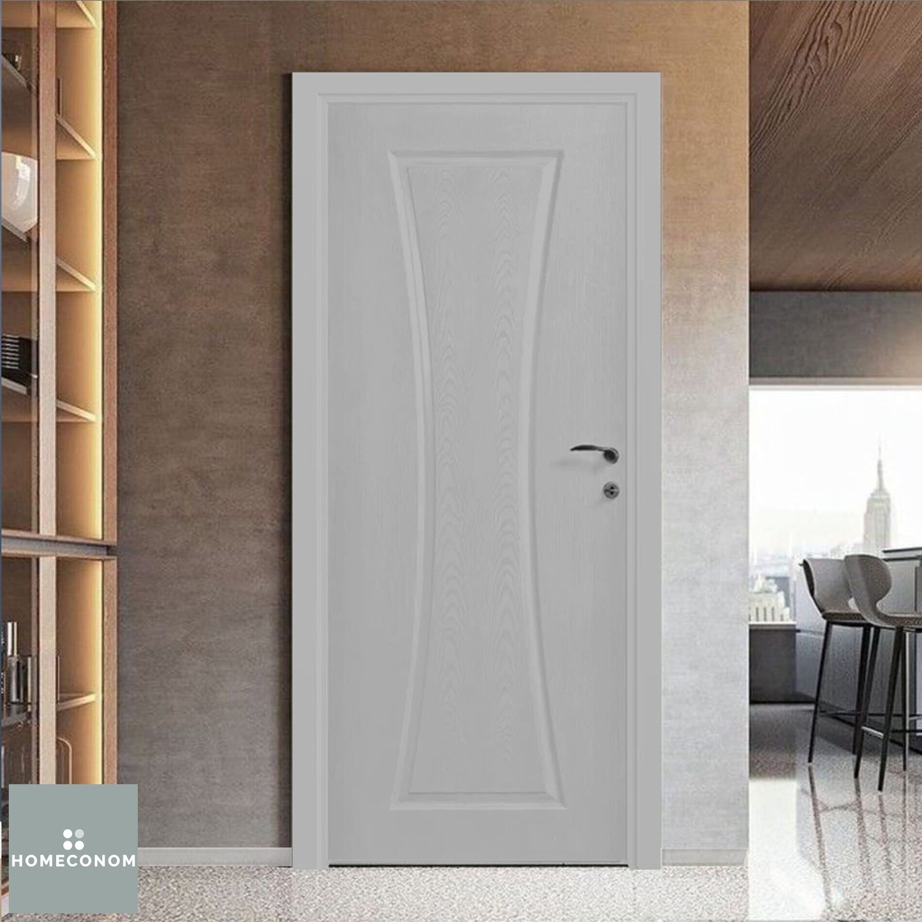 A3100 AMERİKAN PANEL 90 ODA KAPISI 12 cm Masif Kasalı - Yönsüz Menteşeli