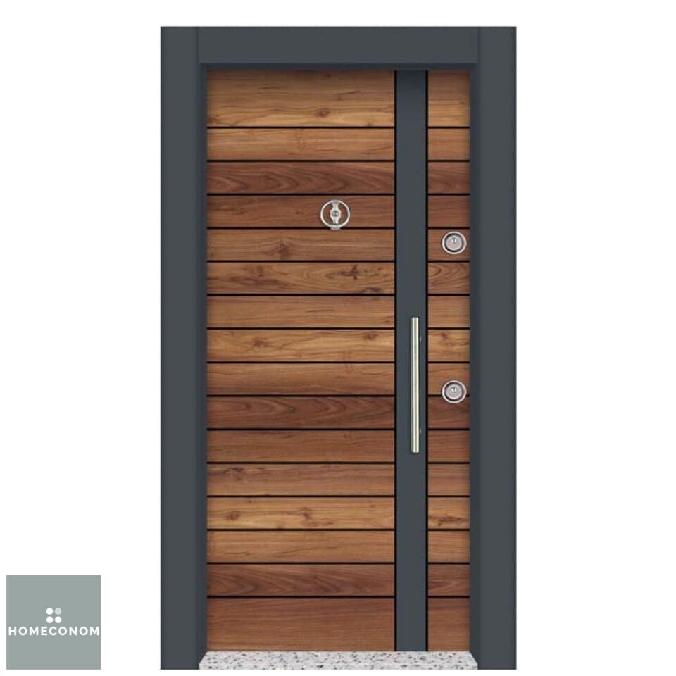 C9000 Çelik Kapı 100 cm Laminox Sol Yön