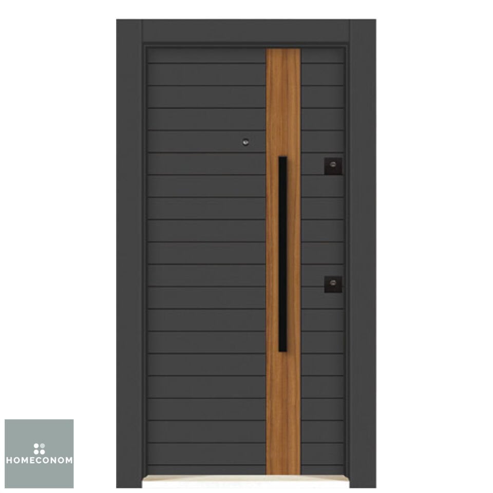 C9100 Çelik Kapı 100 cm Laminox Sol Yön