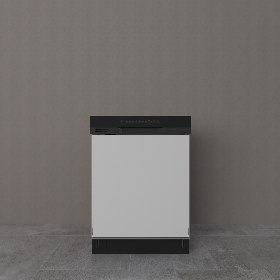 Yarı Ankastre Bulaşık Maki̇nesi̇ Kapağı 60 cm Parlak Beyaz MDF Lam