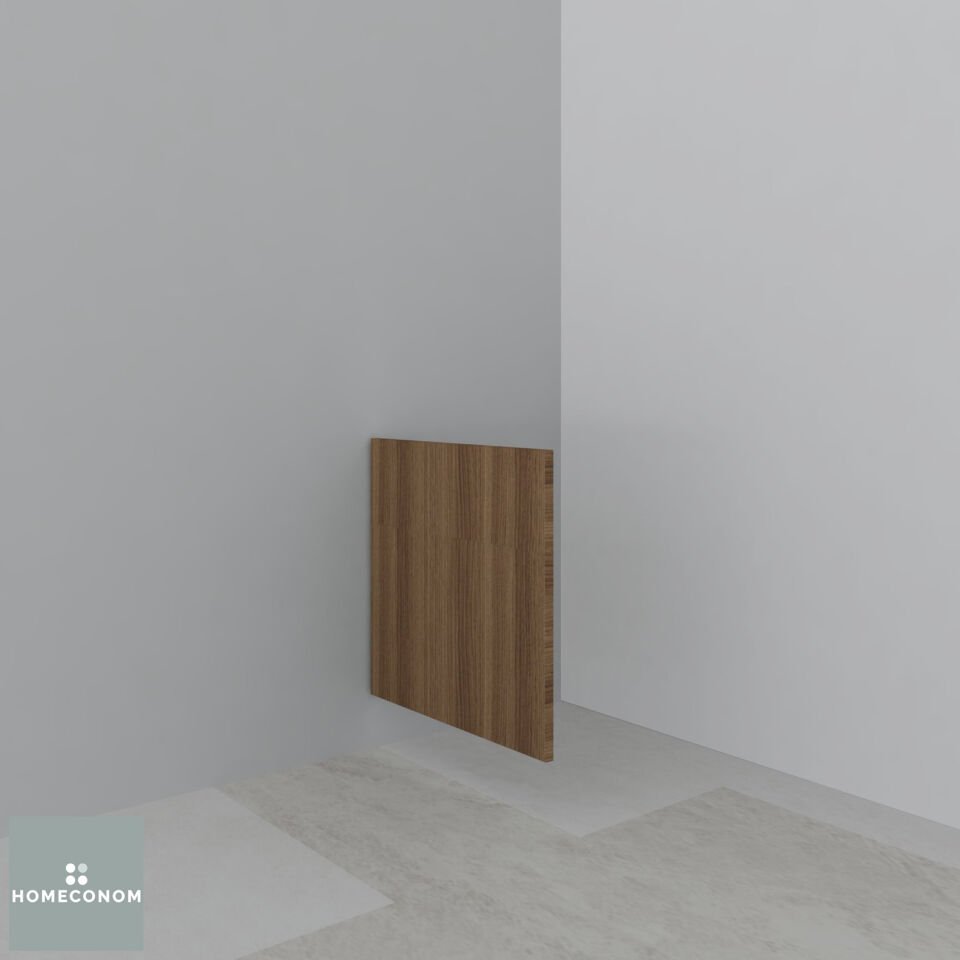 Yarı Ankastre Bulaşık Maki̇nesi Kapağı 60 cm Mat Ceviz MDF Lam