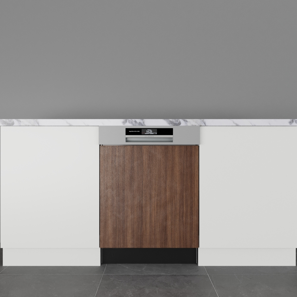 Yarı Ankastre Bulaşık Maki̇nesi Kapağı 60 cm Mat Ceviz MDF Lam