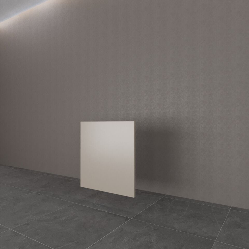 Yarı Ankastre Bulaşık Maki̇nesi̇ Kapağı 60 cm Mat Vizon MDF Lam