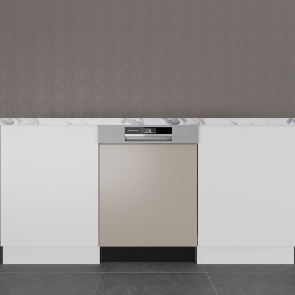 Yarı Ankastre Bulaşık Maki̇nesi̇ Kapağı 60 cm Mat Vizon MDF Lam