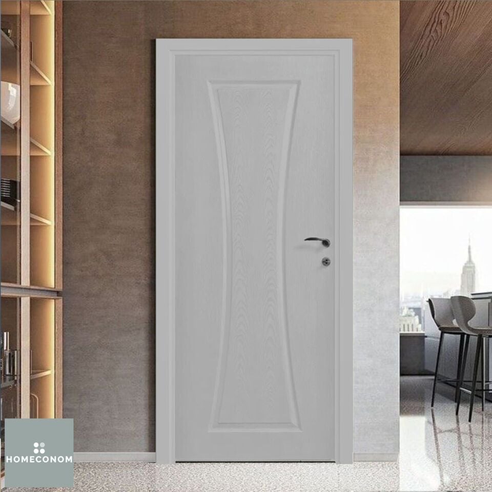 A3100 Ameri̇kan Panel 80 cm Banyo Kapısı, 12 cm Masif Kasalı - Yönsüz Menteşeli