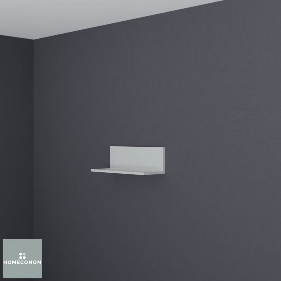 Arka Panelli̇ Açık Raf 60 cm Parlak Beyaz MDF Lam