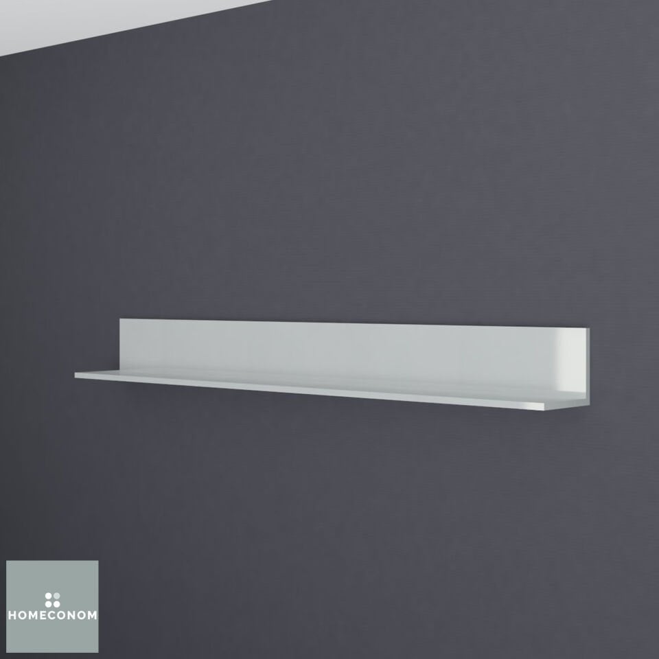 ARKA PANELLİ AÇIK RAF 180 MDF Lam Parlak Beyaz