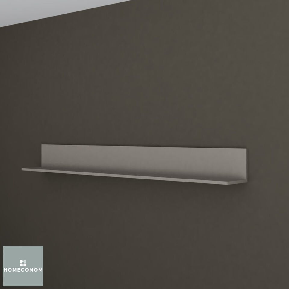 ARKA PANELLİ AÇIK RAF 180 MDF Lam Mat Vizon