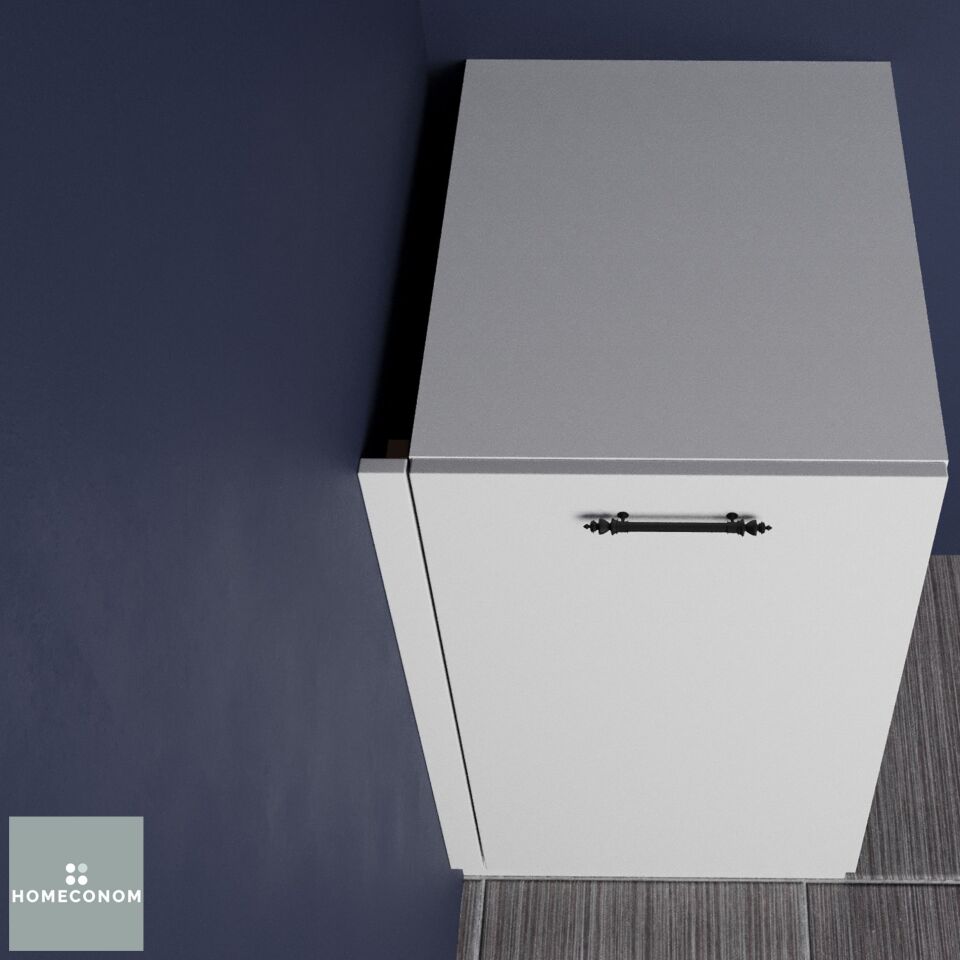 ALT DOLAP BİTİŞ KAPAMASI 3 MDF Lam Parlak Beyaz