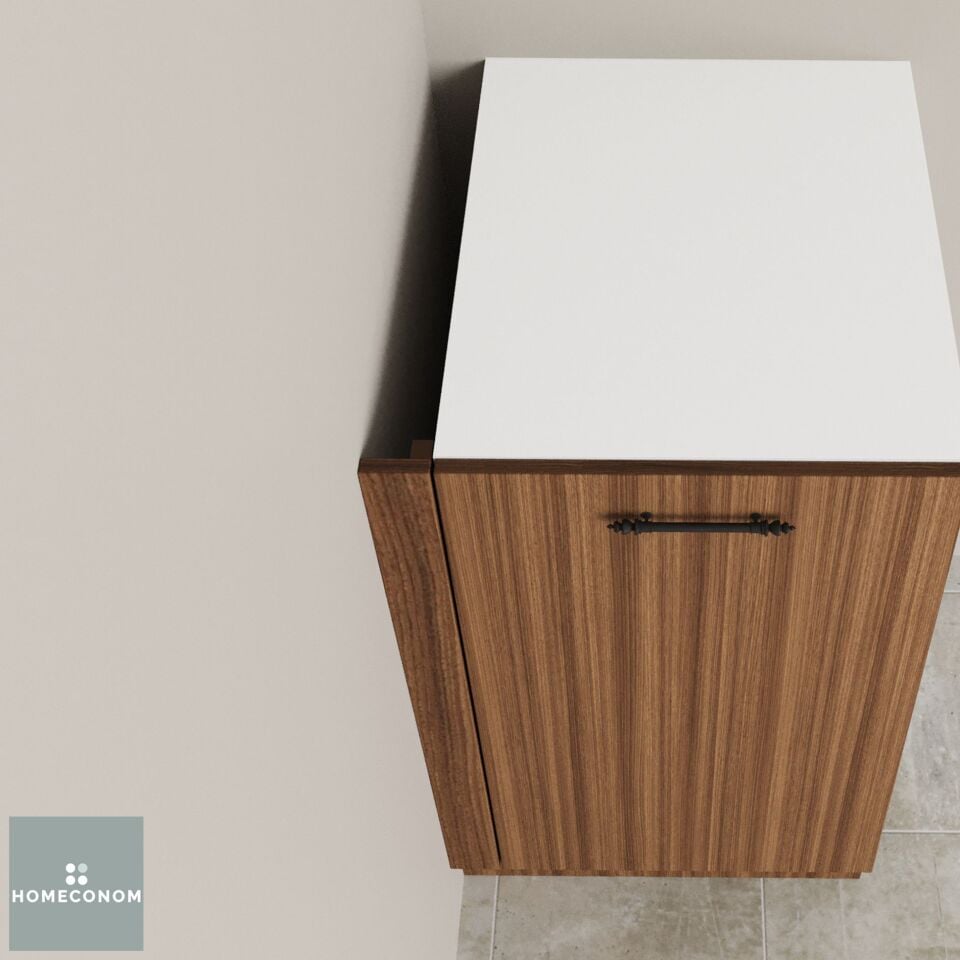 ALT DOLAP BİTİŞ KAPAMASI 5 MDF Lam Mat Ceviz