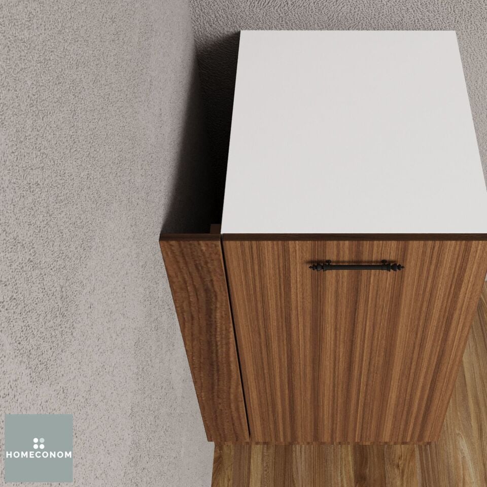 ALT DOLAP BİTİŞ KAPAMASI 9 MDF Lam Mat Ceviz