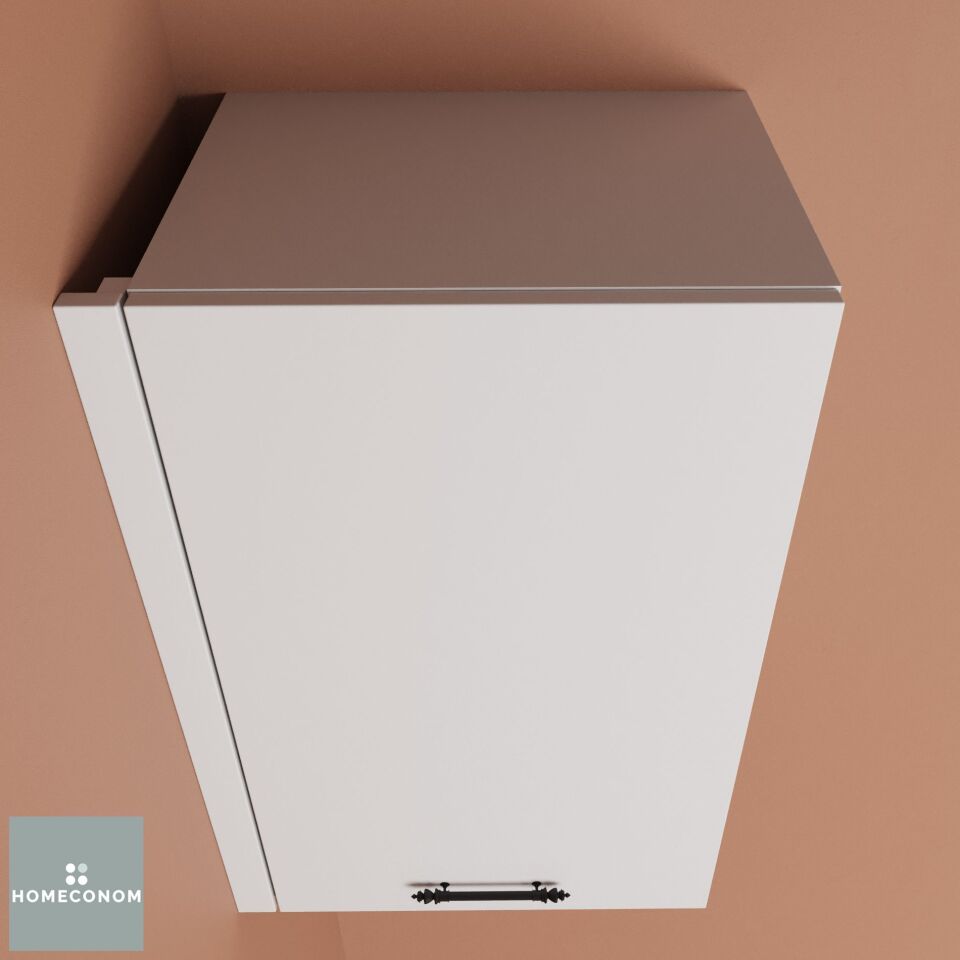 ÜST DOLAP BİTİŞ KAPAMASI 4 MDF Lam Parlak Beyaz