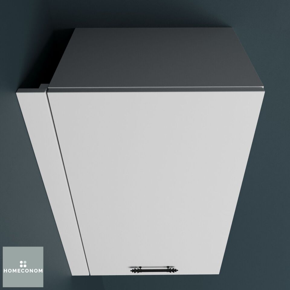 ÜST DOLAP BİTİŞ KAPAMASI 5 MDF Lam Parlak Beyaz