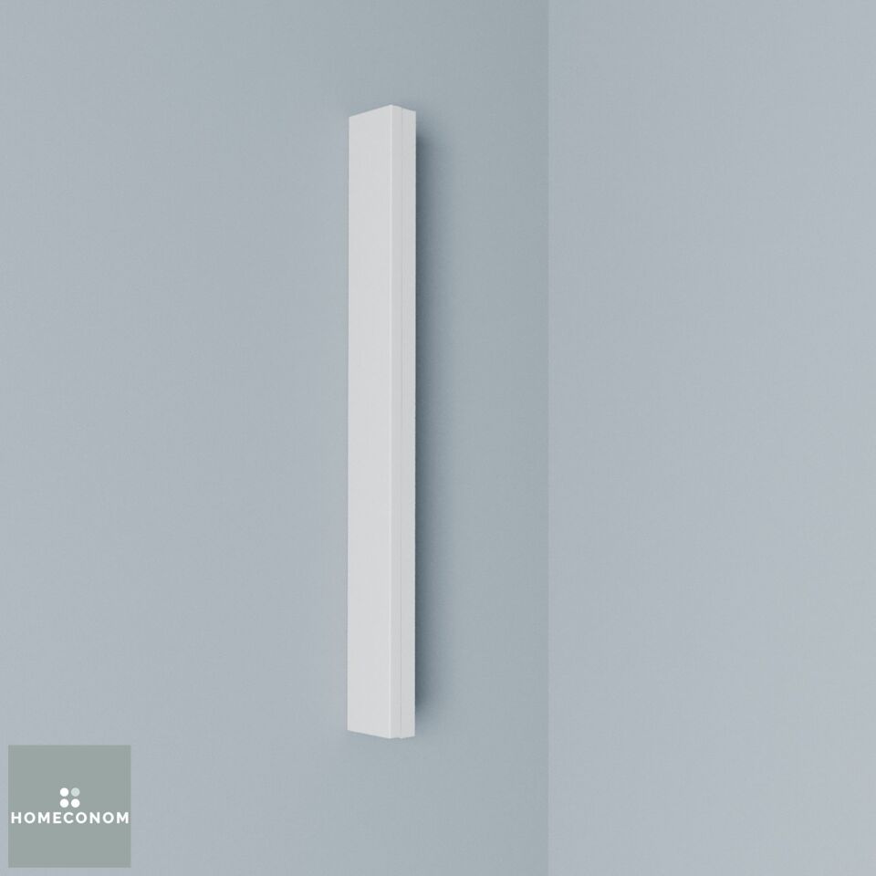 ÜST DOLAP BİTİŞ KAPAMASI 8 MDF Lam Parlak Beyaz