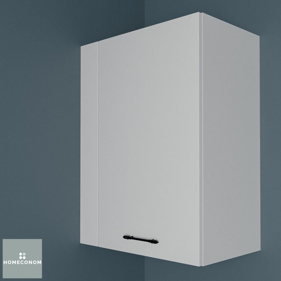 Üst Dolap Bitiş Kapaması 10 cm Parlak Beyaz MDF Lam