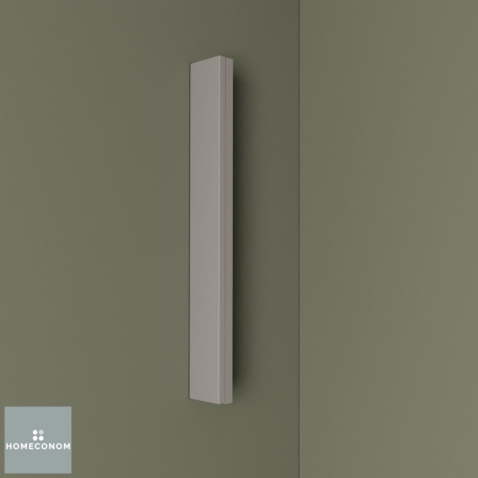 Üst Dolap Bitiş Kapaması 10 cm Mat Vizon MDF Lam