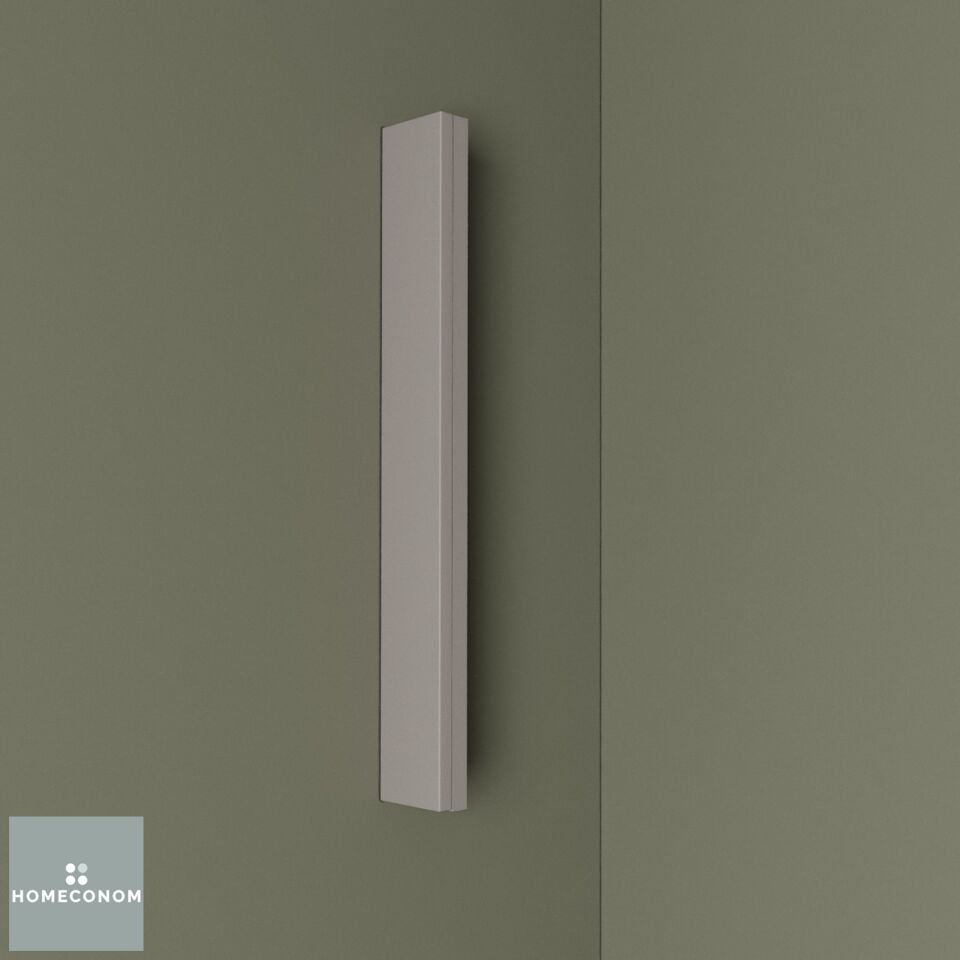 Üst Dolap Bitiş Kapaması 10 cm Mat Vizon MDF Lam