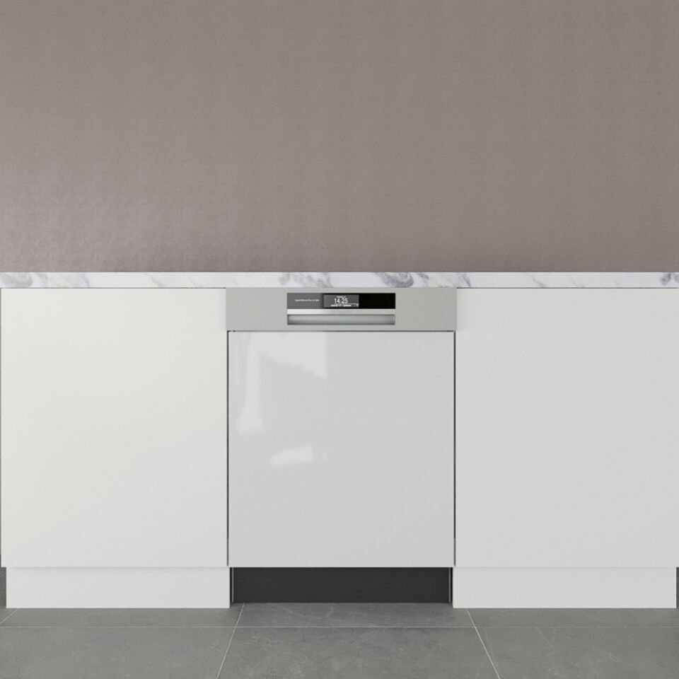 Yarı Ankastre Bulaşık Maki̇nesi̇ Kapağı 60 cm High Gloss Beyaz