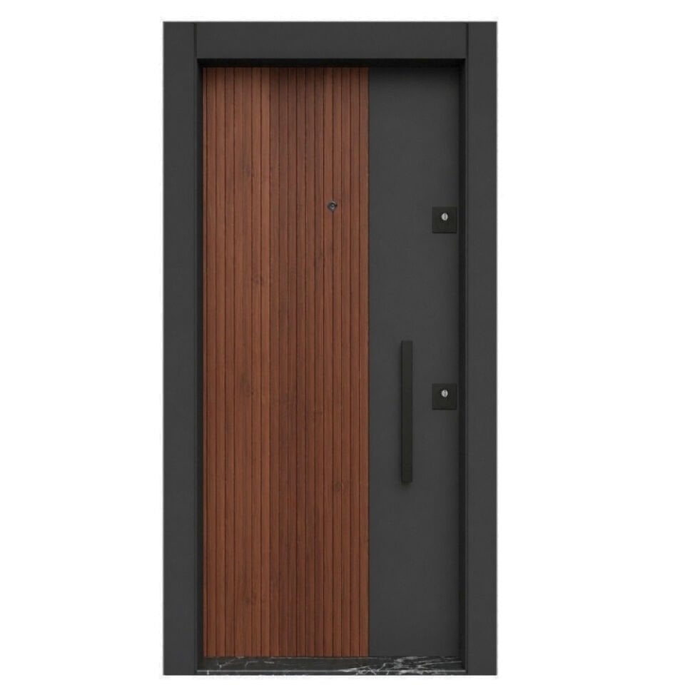C7700 Çelik Kapı Laminox Sol Yön